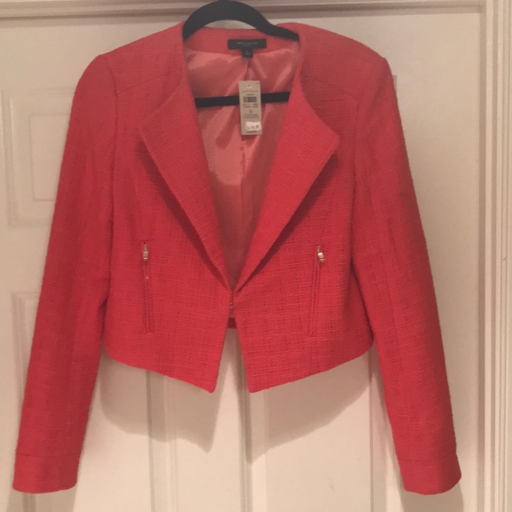Ann Taylor Jacket Coral